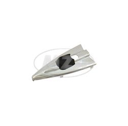 Abdeckkappe für Zündlichtschalter, spitze Form, Aluminium Chromeffekt,