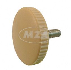 Rändelschraube  M8  elfenbein (beige)  IWL Wiesel SR59, Berlin SR59