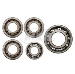 Kugel-Zylinderrollen-Lagerset Motor IWL Pitty, Wiesel SR56, MZ RT125/1/2 SKF Markenlager