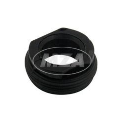 Ringmutter schwarz für Benzinhahn EHR original Optik