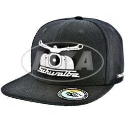 Basecap, schwarz - Motiv Schwalbe
