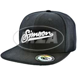 Basecap, schwarz - Motiv SIMSON weich