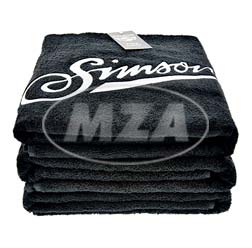  Badehandtuch, schwarz, Größe: 150x100 cm, Motiv: SIMSON - 100% Baumwolle
