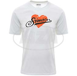 T-Shirt, Motiv: Herz Simson Größe: XL 100% Baumwolle