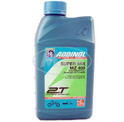 ADDINOL MZ405 SUPER MIX, 2-Takt-Motorenöl, rot gefärbt, mineralisch, 1 L Kanister