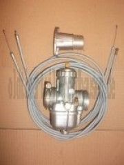 Bing Vergaser komplett Set TROLL(Ansaugstutzen, Vergaser 53/24/201, Starter- u. Gasbowdenzug) IWL TROLL TR150