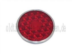 Rücklichtglas (Rot) mit Aluminiumeinfassung IWL 