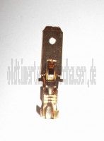 Flachstecker SET 100 Stück,  6,3 mit Rastnase - Kabelschuh  DIN 46343 für Kabel 0,75-1,5