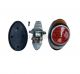 Rücklicht schwarz mit Bremslicht oval mit E-Prüfzeichen IWL Pitty Wiesel SR56 Berlin SR59 MZ RT125 AWO